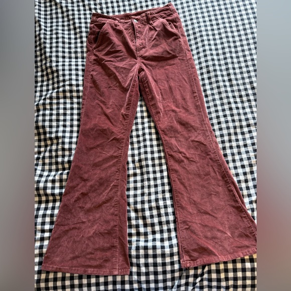 American Eagle Outfitters Pants - American Eagle Outfitters Plum Corduroy Pants